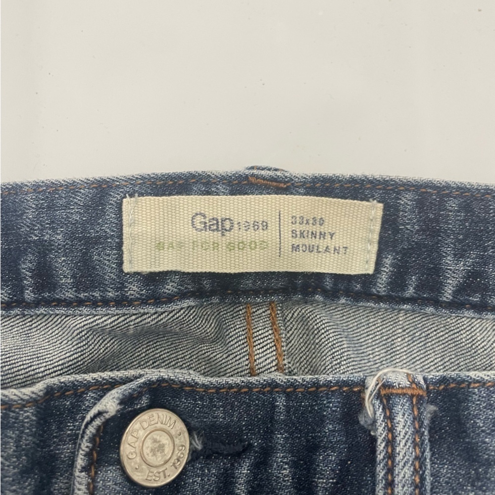 π GAP Skinny Blue Jeans β Womenβs Size 30x33 π - Picture 3 of 8
